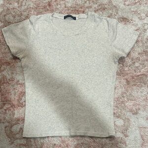 Brandy Melville gray short sleeved top